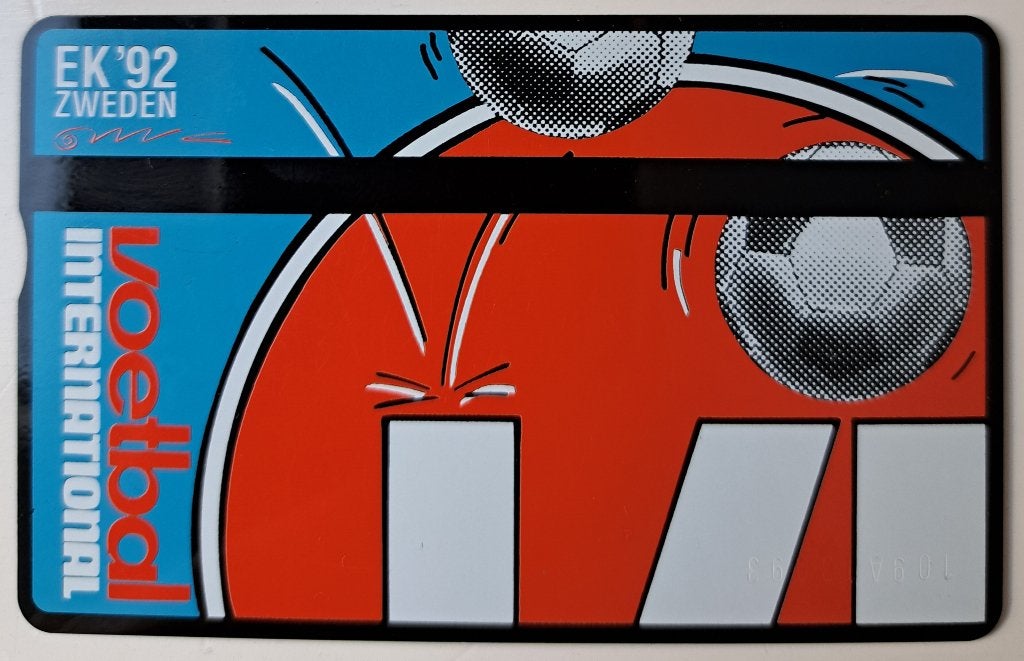 Telefoonkaart EK Voetbal 1992, Ophalen of Verzenden, Zo goed als nieuw, Buitenlandse clubs, Overige typen