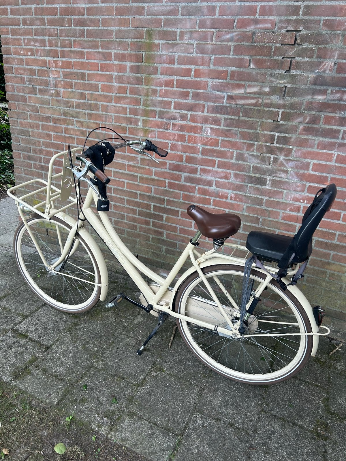 Stadsfiets met voordrager en kinderzitje - Ophalen Groningen, Terugtraprem, Versnellingen, Ophalen, Overige merken