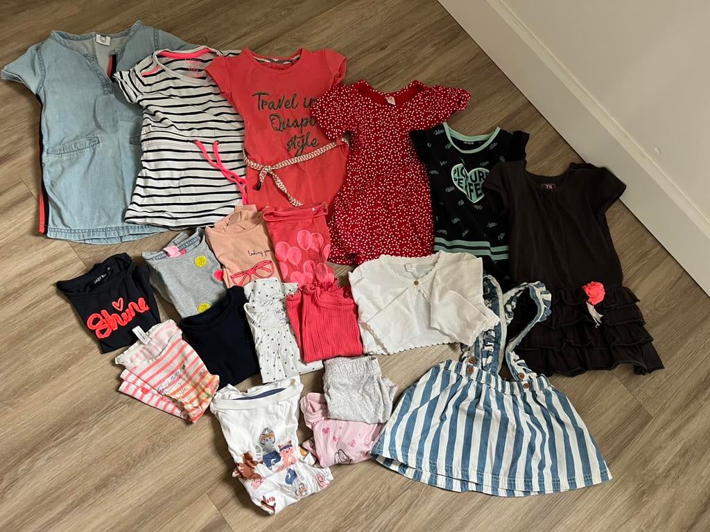 Leuk pakket zomerkleding meisje maat 86 merk, Ophalen of Verzenden, Gebruikt, Maat 86