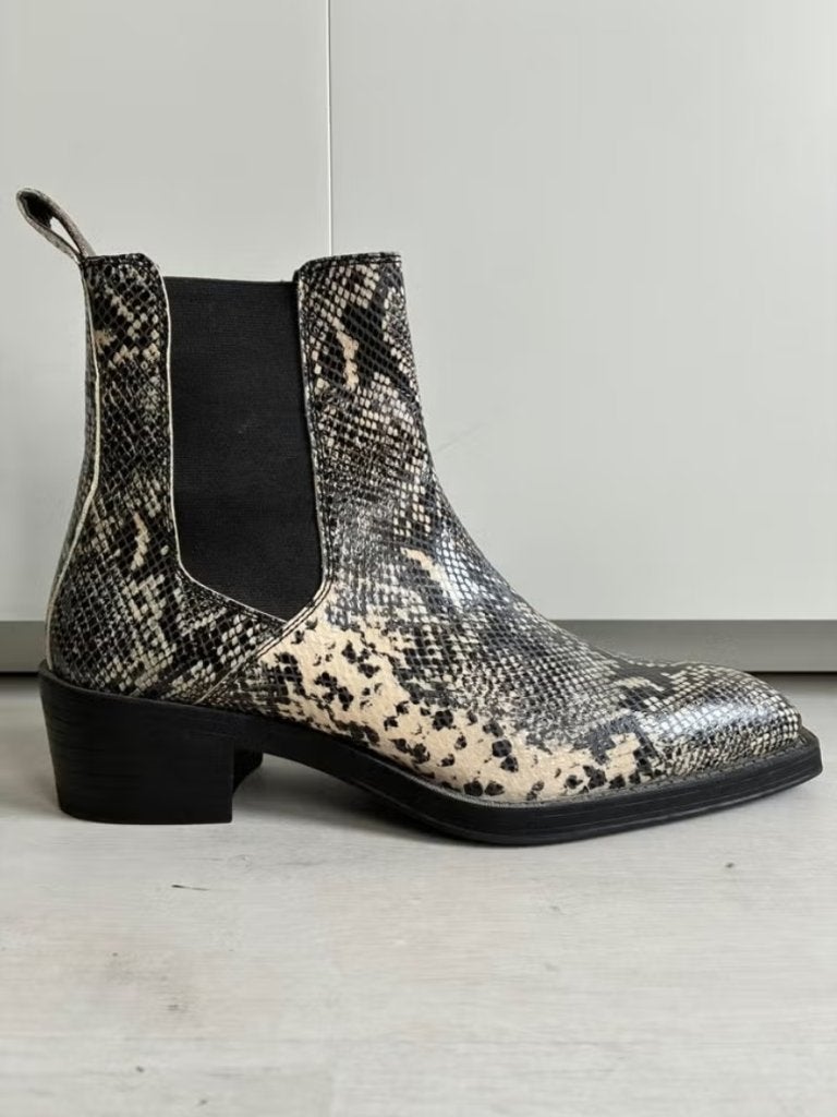 Zign Studio Snakeprint Chelsea Boots maat 42, Zwart, Boots, Ophalen of Verzenden, Zign Studio