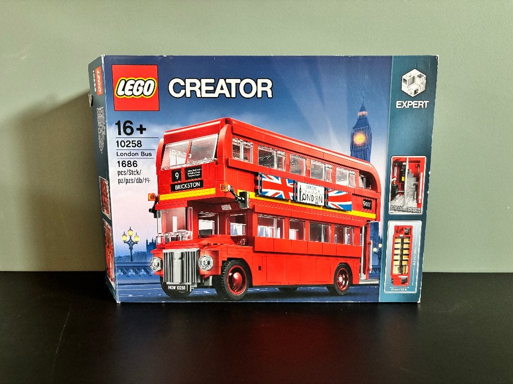 LEGO 10258 Compleet + Gesorteerd - London Bus, Ophalen, Inclusief instructies, Lego, Zo goed als nieuw