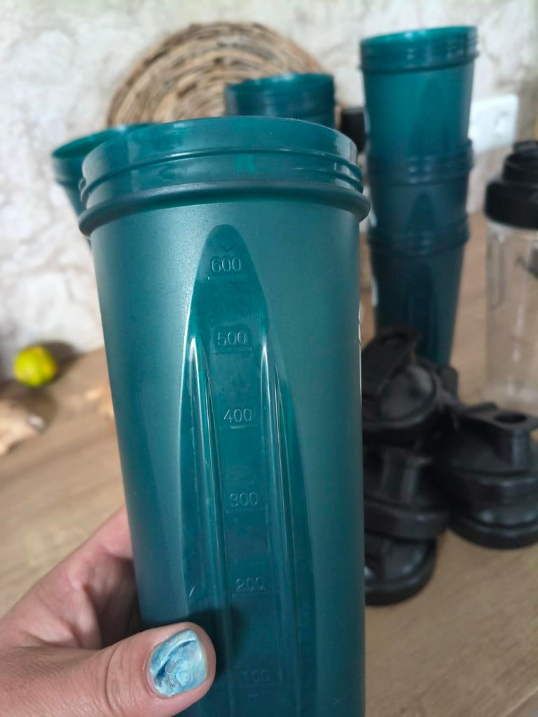 Grote smoothie bekers - Fundamentals Overload, Kunststof, Ophalen of Verzenden, Overige merken, Groen