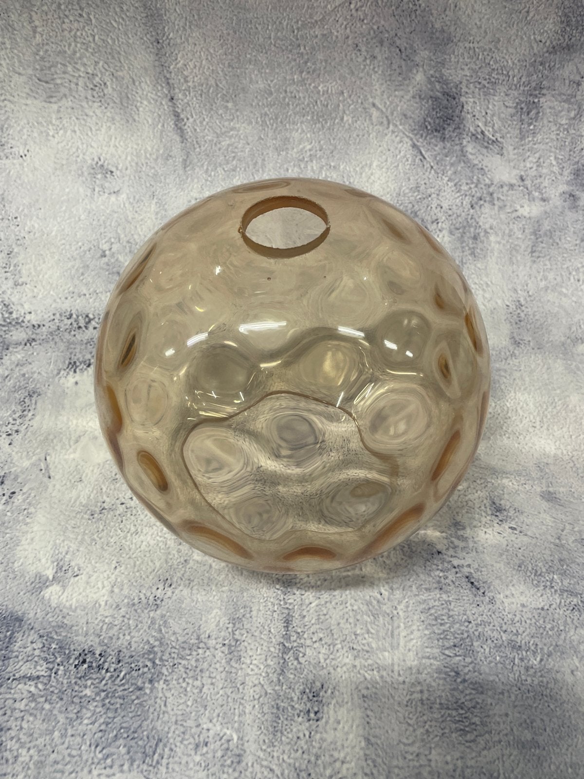 Made Ilaria Hanglamp Glazen Bol 16 cm Oranje, Ophalen of Verzenden, Gebruikt, Glas