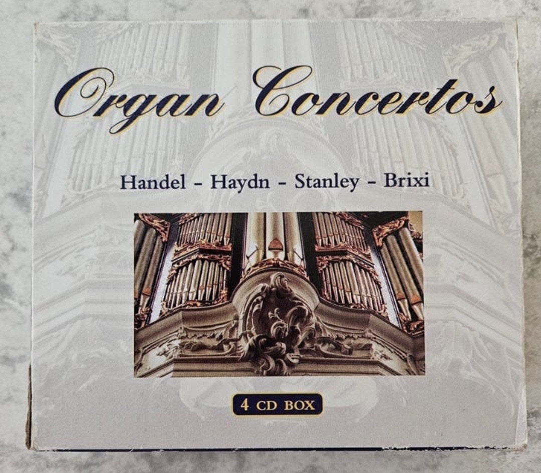 Prachtige 4 CD-Box: Organ Concertos (Handel, Haydn, Stanley,, Ophalen of Verzenden, Classicisme, Gebruikt, Overige typen