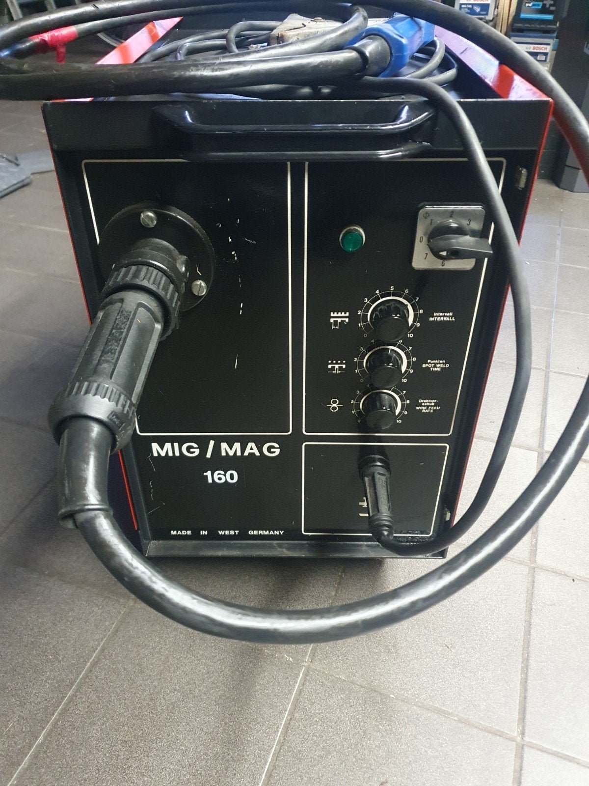MIG/MAG 160 Lasapparaat - Made in West Germany, Ophalen, Gebruikt, 150 tot 250 ampère, Co2
