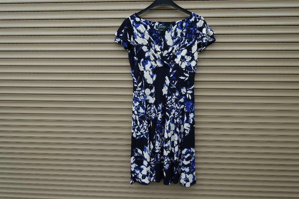Mooie  Ralph Lauren jurk.   Maat  34, Blauw, Ophalen of Verzenden, Zo goed als nieuw, Ralph Lauren