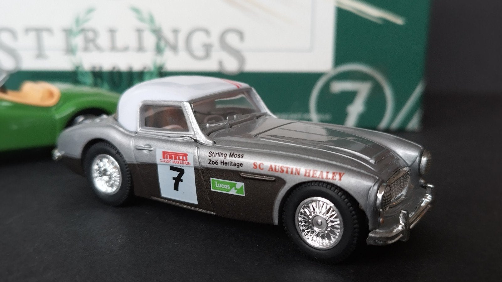 Austin Healey Jaguar XK Stirling Moss set 1:43 Corgi Pol, Auto, ., Nieuw, Corgi Classics