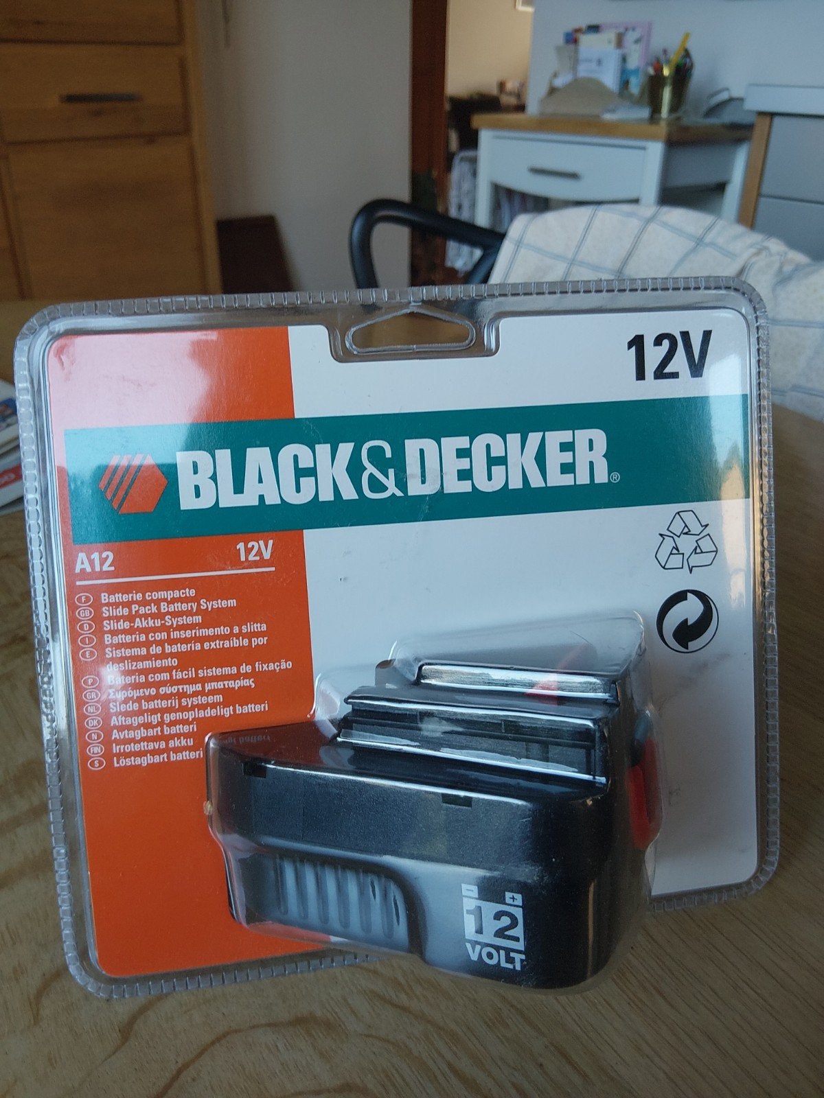 Nieuwe Black & Decker A12 12V Accu voor HP12, HP122, HP126F2, Nieuw