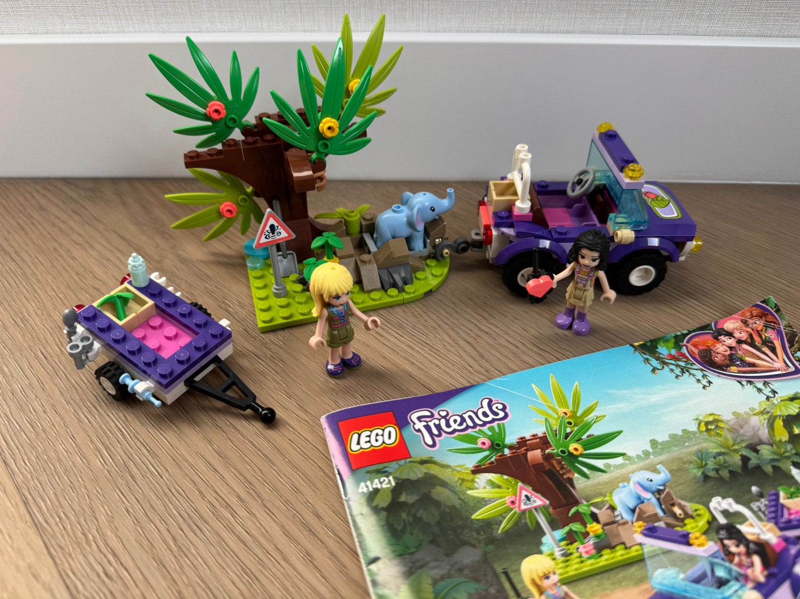 ALS NIEUW/COMPLEET Lego Friends 41421 Baby Olifant Redding, Lego, Friends, Ophalen of Verzenden, Zo goed als nieuw
