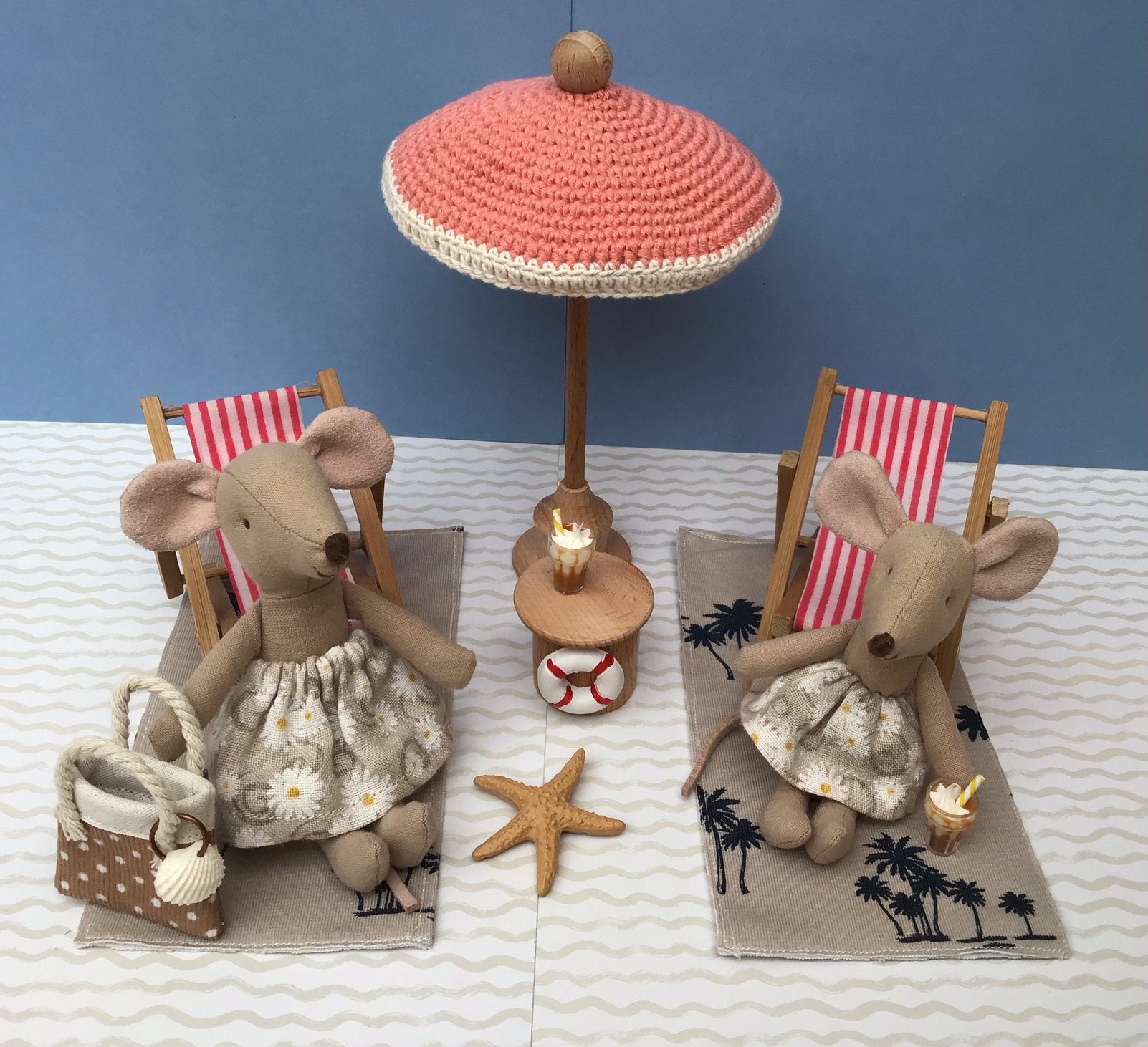 Strandset voor Maileg muis en poppenhuis, Ophalen of Verzenden, Nieuw, Poppenhuis