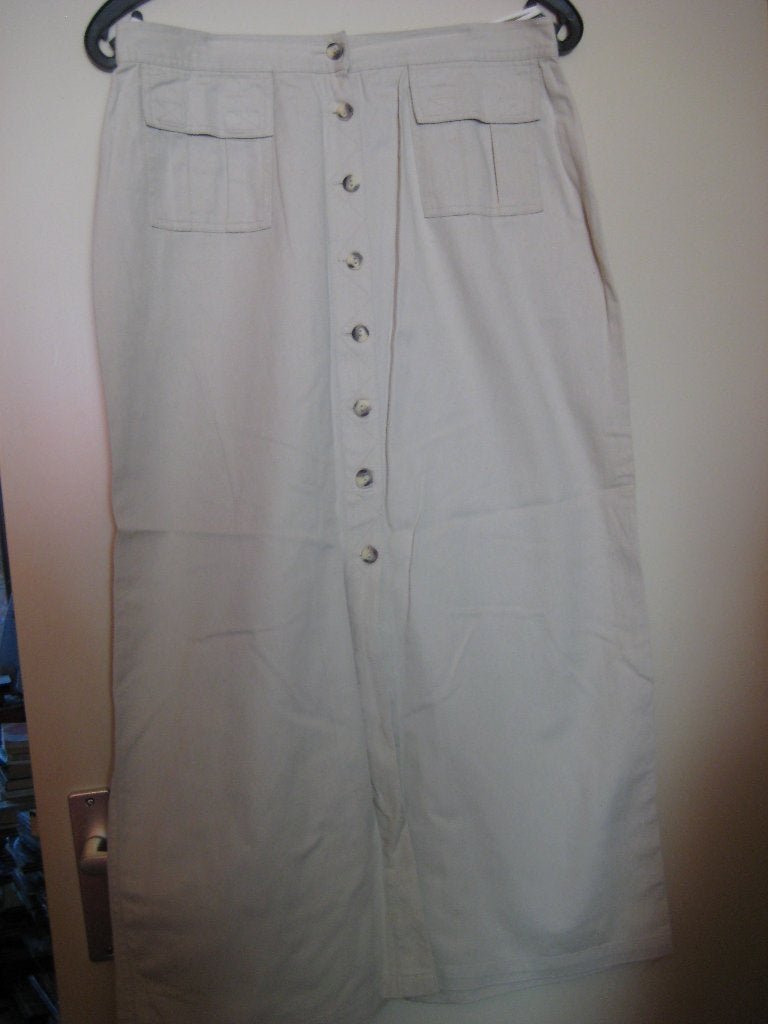 Lichtbeige zomerrok, 42, On-Line, Beige, Maat 42/44 (L), Ophalen of Verzenden, Zo goed als nieuw