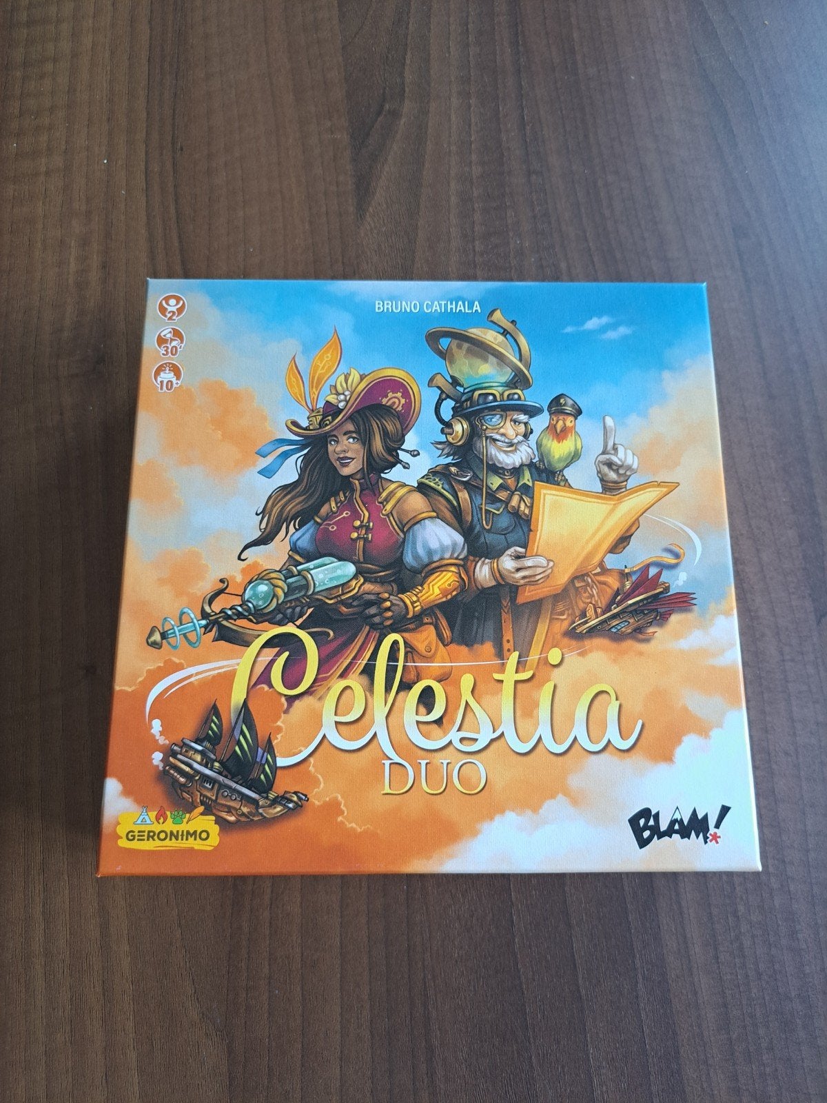 Celestia Duo Bordspel - Zo goed als nieuw, Een of twee spelers, Ophalen of Verzenden, Zo goed als nieuw, BLAM! / Geronimo