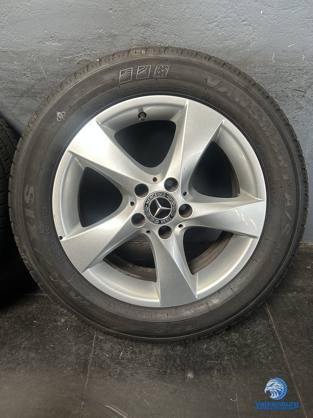 6.5mm! Originele Mercedes Vito V-Klasse W447 17 inch velgen, -, -, Banden en Velgen, 17 inch