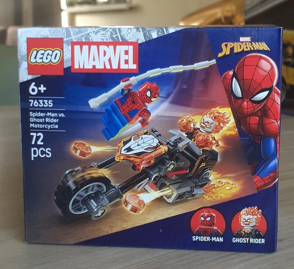 Lego Marvel 76335 Spider-Man vs. Ghost Rider, Ophalen of Verzenden, Nieuw