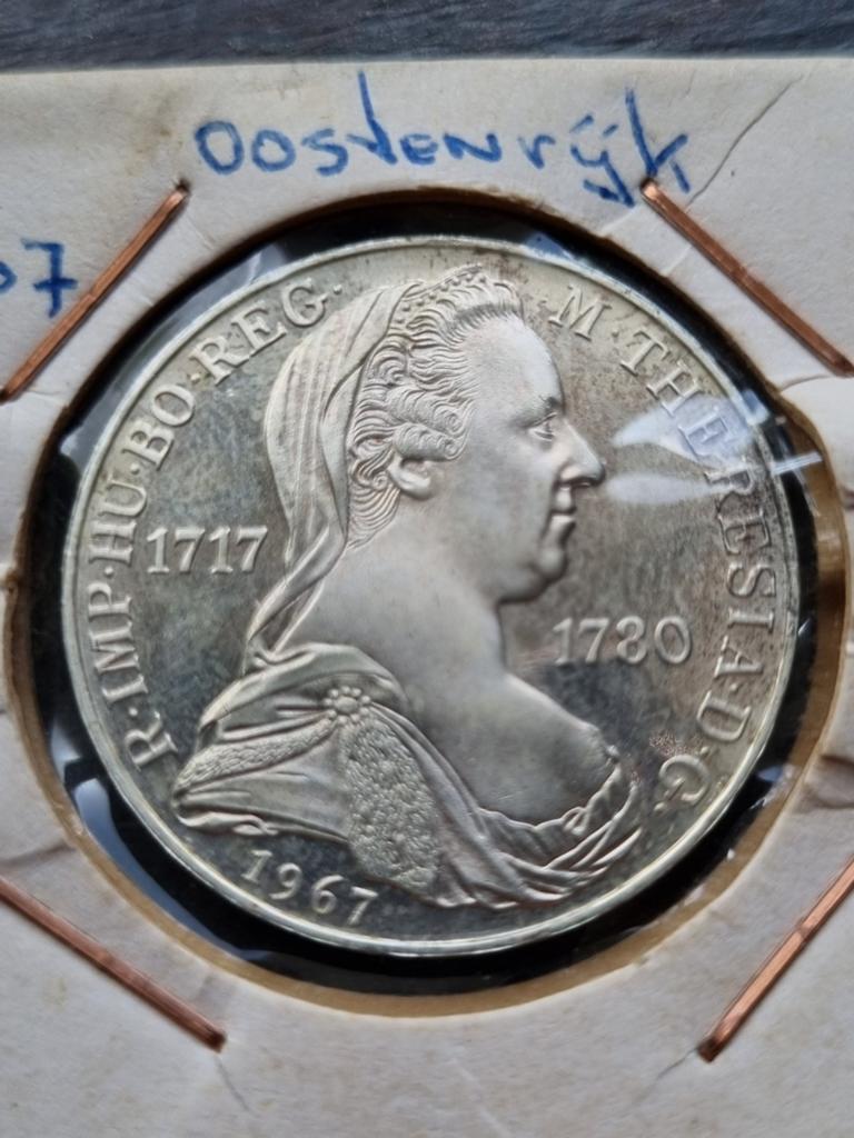 25 schilling 1967 oostenrijk zilver, Ophalen of Verzenden, Oostenrijk, Zilver