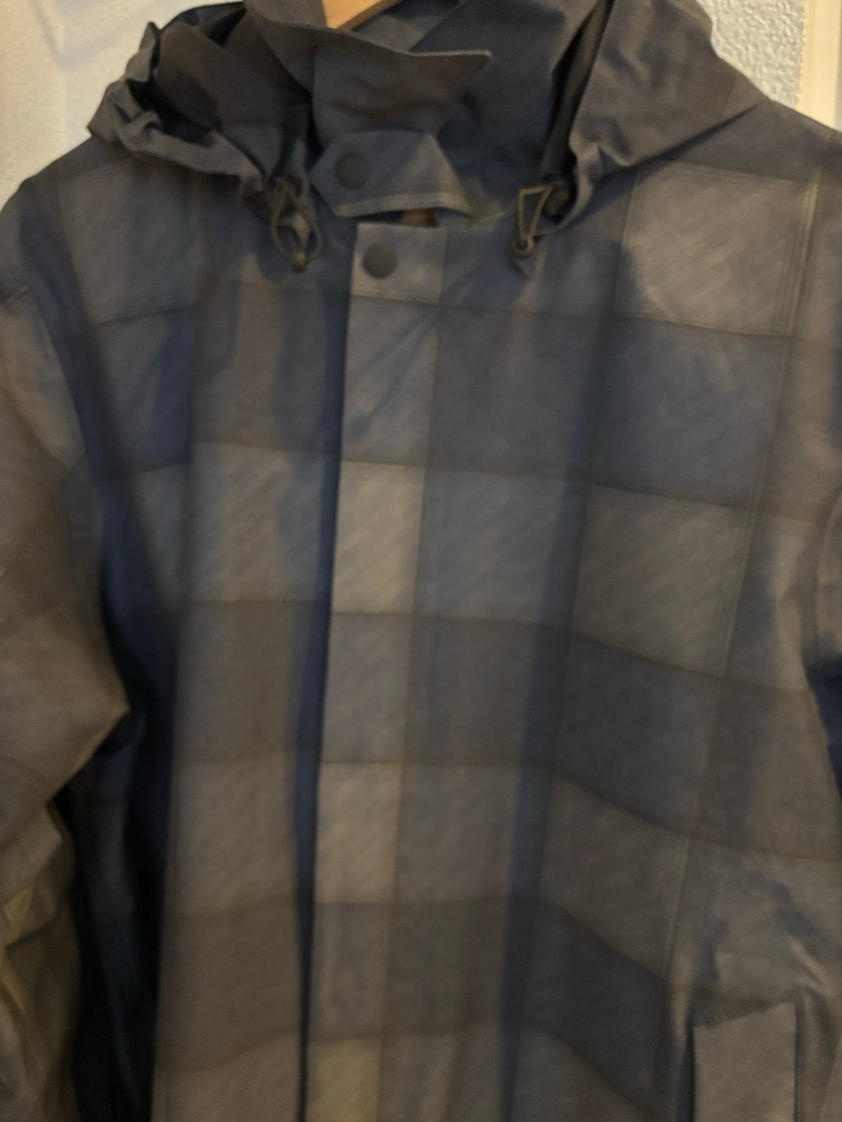 AGU Mac Raincoat - Geruit - Maat XXL Navy Blauw, Ophalen, Zo goed als nieuw, Overige maten, Grijs