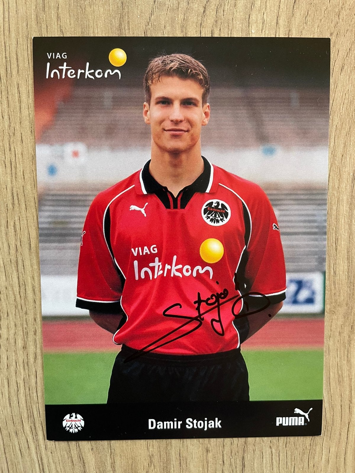 Fotokaart Stojak (Eintracht Frankfurt)., Ophalen of Verzenden, Nieuw, Buitenlandse clubs, Spelerskaart