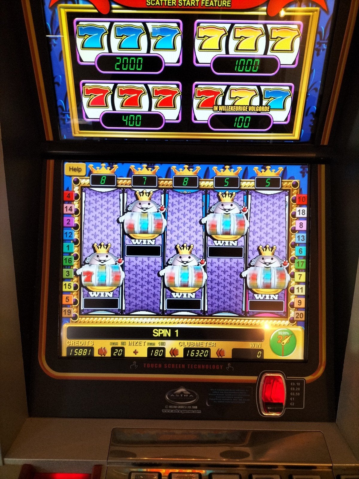 Leuke en goed werkende gokkast - Reel King, Verzamelen, Automaten | Gokkasten en Fruitautomaten, Ophalen