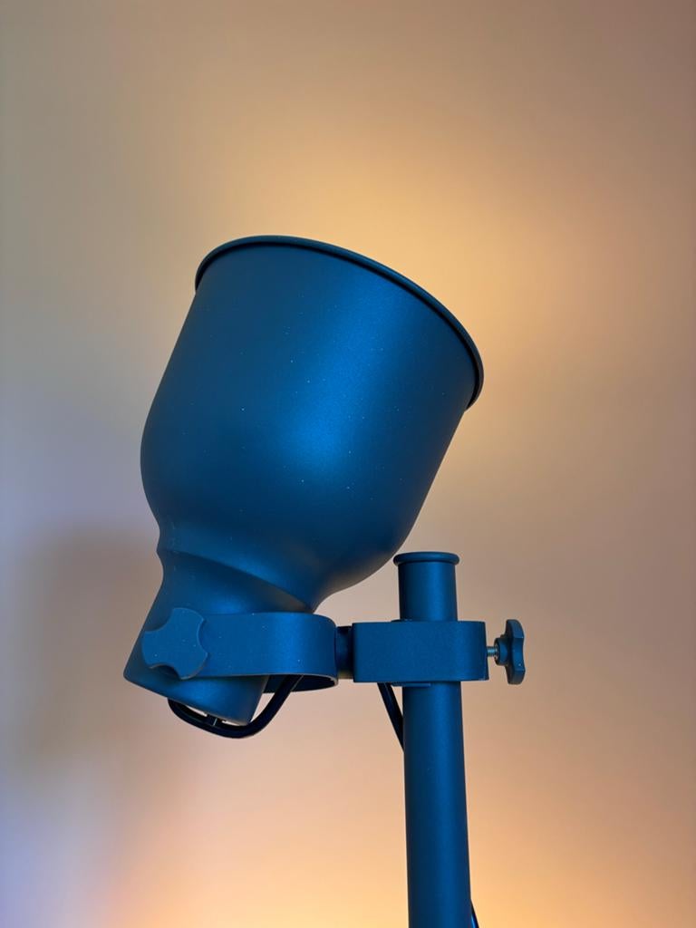 Ikea Hektar vloerlamp met 3 spots - Donkergrijs, Ophalen, Gebruikt, Metaal, 150 tot 200 cm