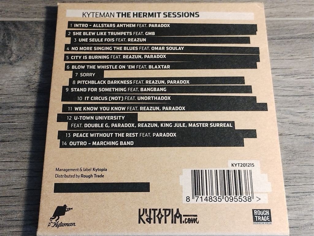 Kyteman ‎- The Hermit Sessions [Digipack], Cd's en Dvd's, Ophalen of Verzenden, Zo goed als nieuw, Jazz