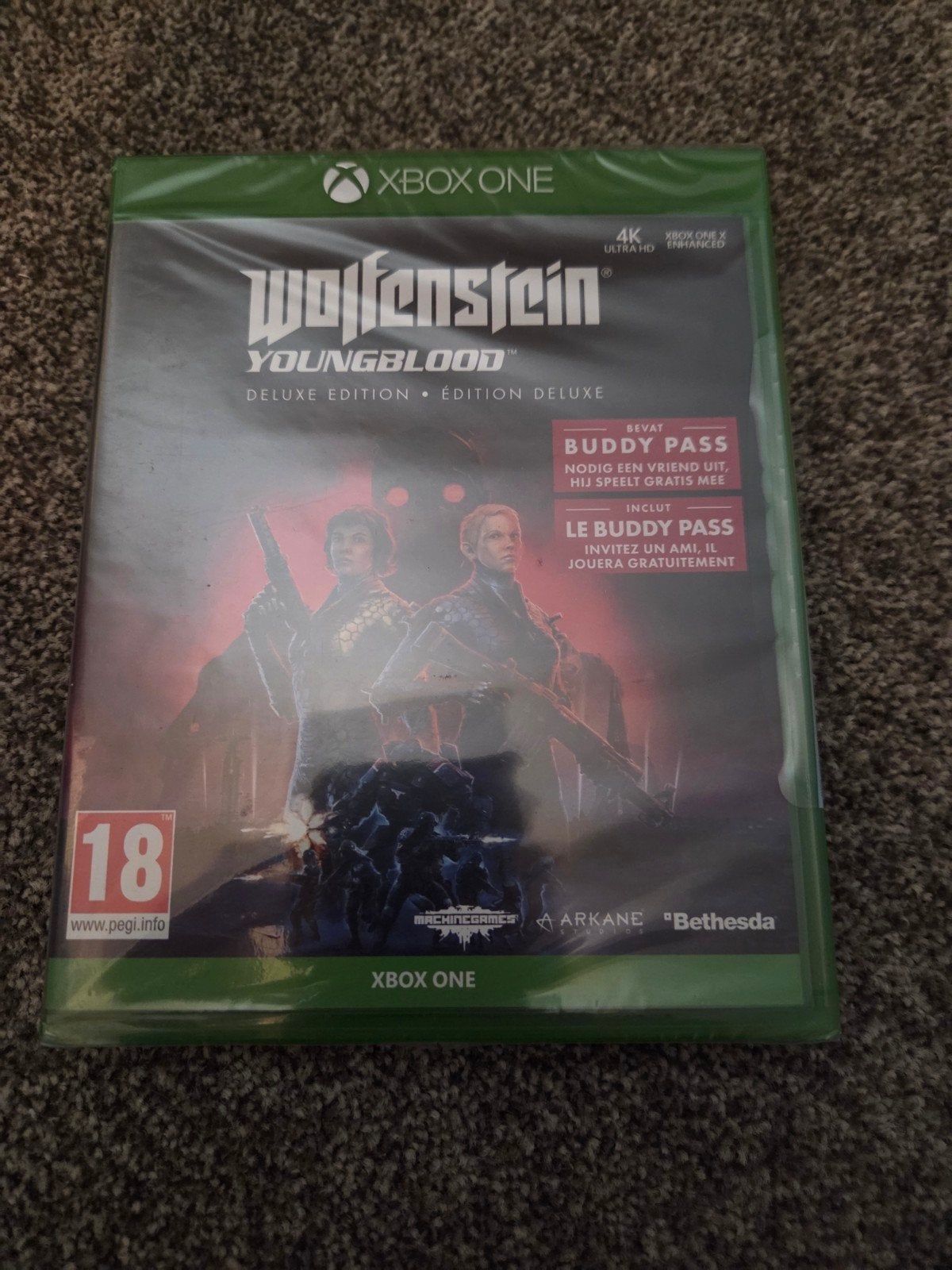 Wolfenstein Youngblood Deluxe Edition Xbox One Nieuw, Spelcomputers en Games, Online, Vanaf 18 jaar, Shooter, Nieuw