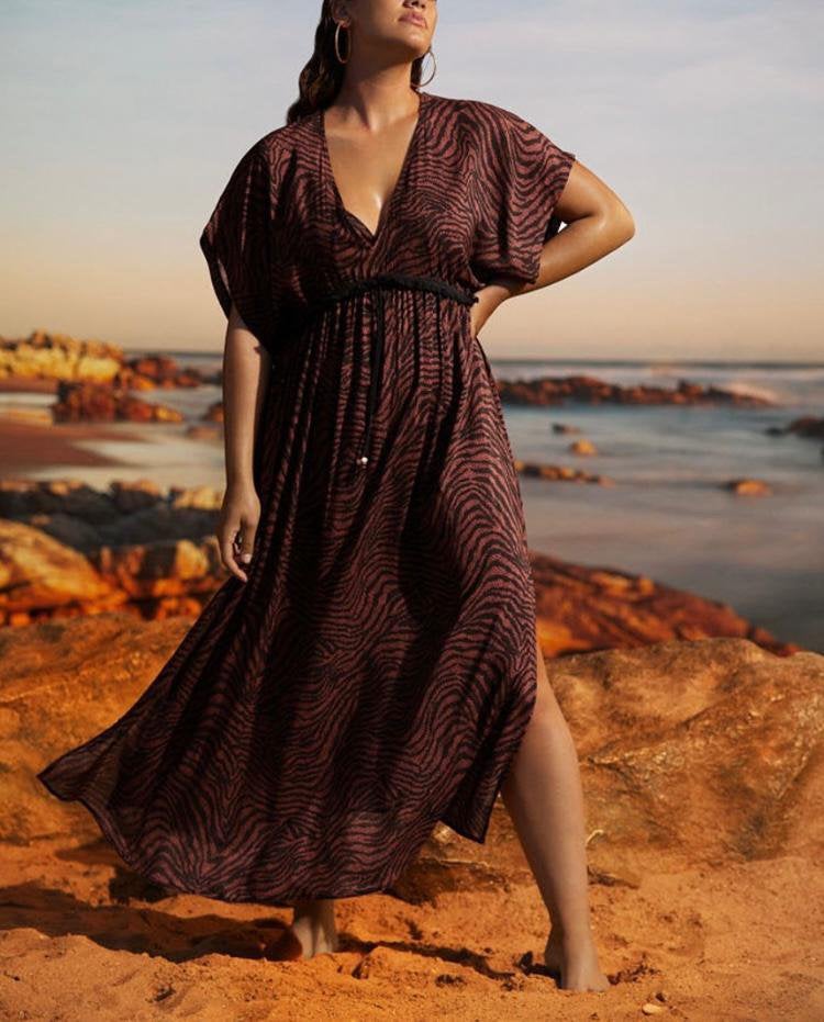 Prima Donna Issambres strand maxi Dress 42, Ophalen, Overige typen, Meerkleurig, Zo goed als nieuw