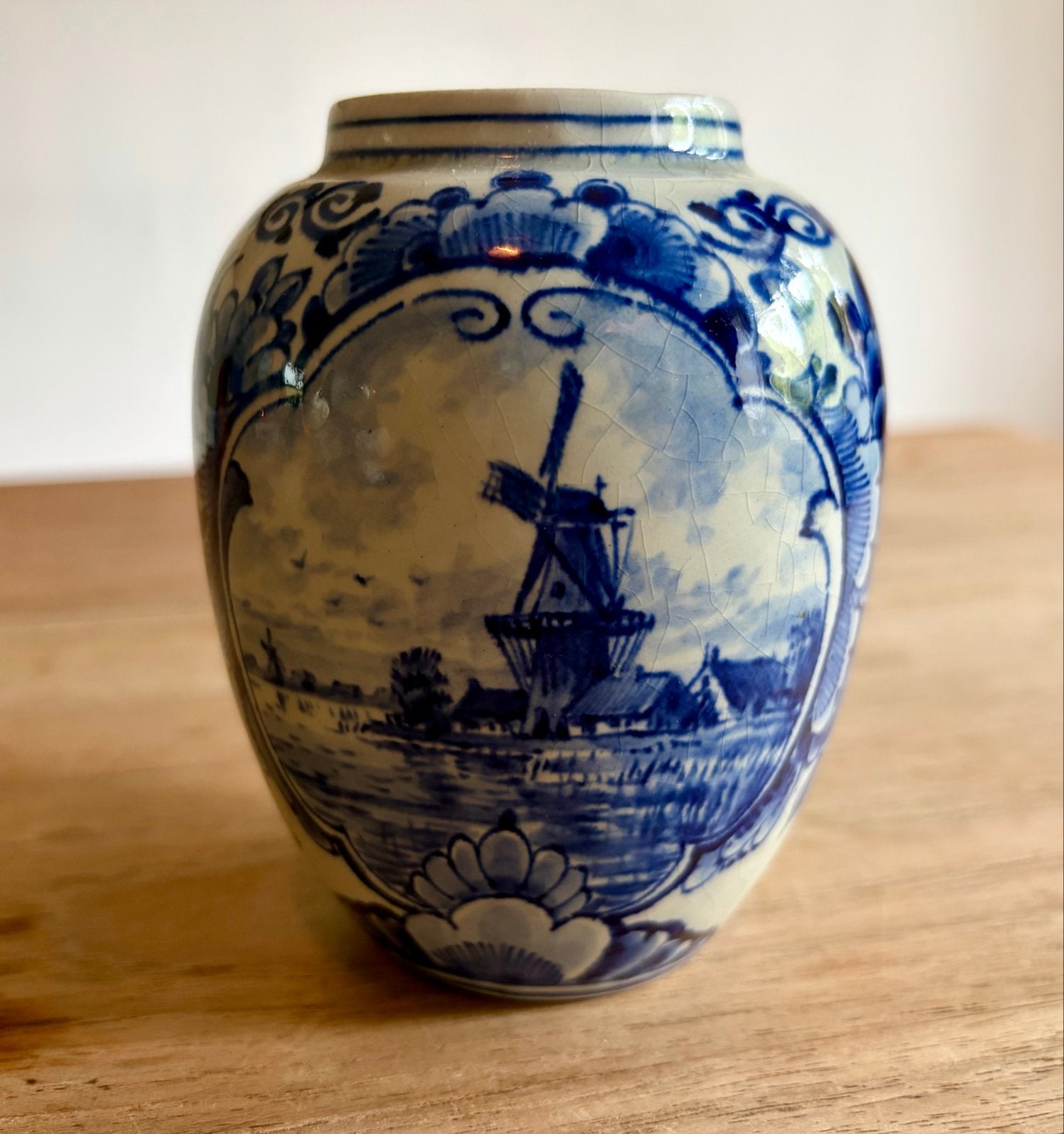 Delfts Blauw vaasje, Antiek en Kunst, Ophalen