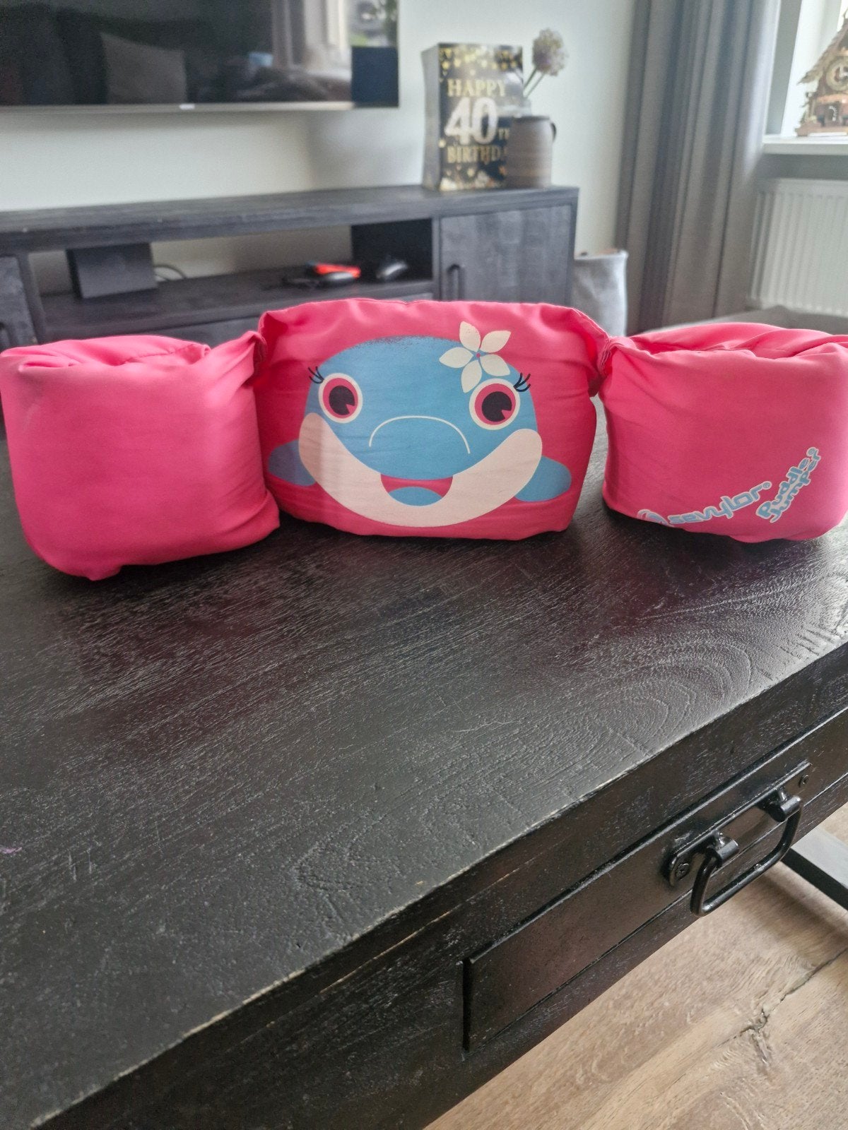 Puddle Jumper zwembandjes 15-30kg roze dolfijn, Ophalen