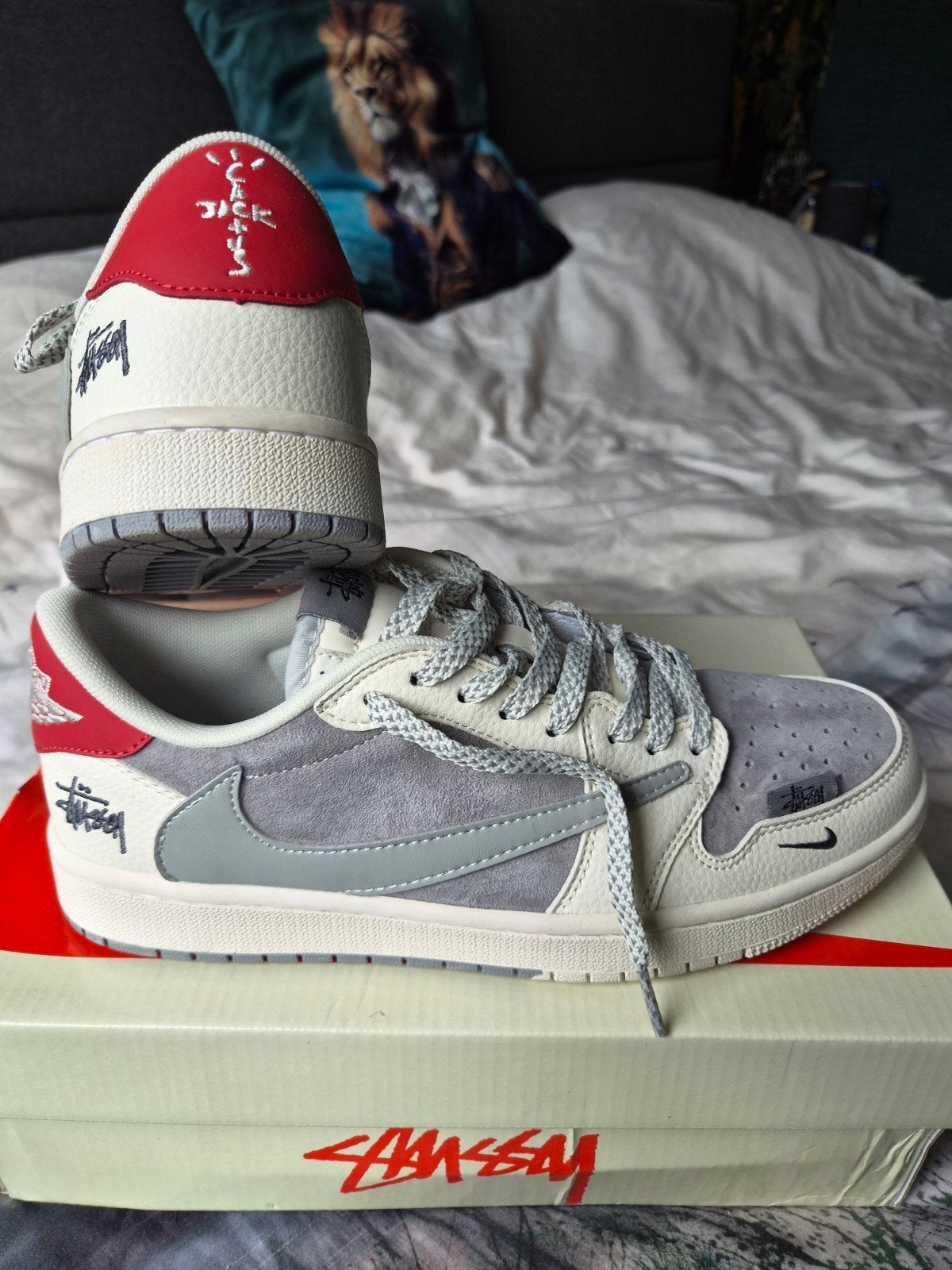 Nike Air Jordan 1 Low OG SP x Travis Scott x Stüssy, Overige kleuren, Nike, Nieuw, Ophalen of Verzenden