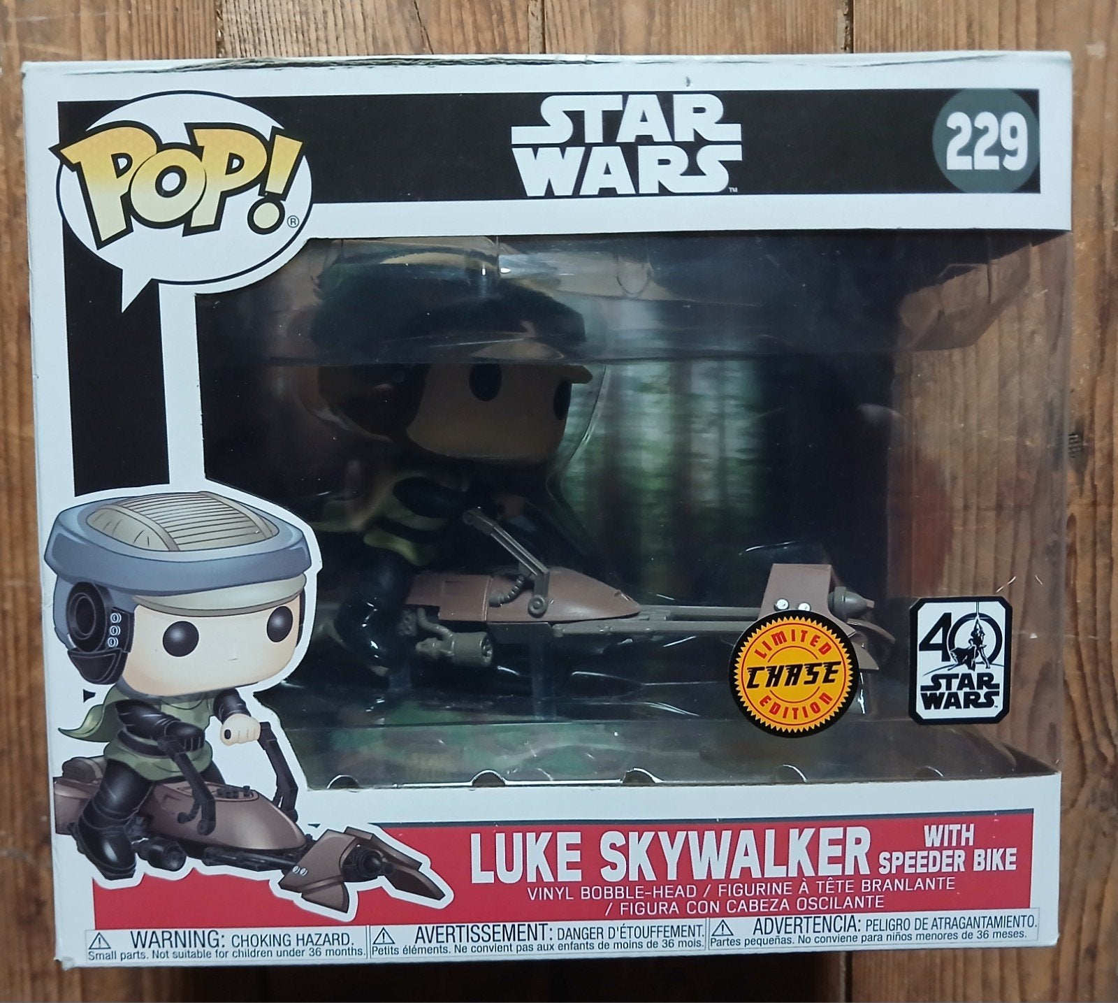 Funko Pop! Star Wars Luke Skywalker Speeder Bike Chase, Ophalen of Verzenden, Nieuw
