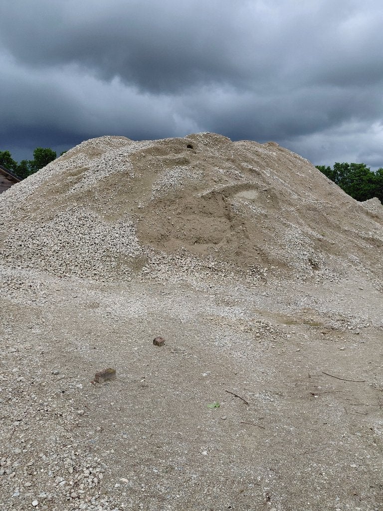 Beton puin, Ophalen, Gebruikt