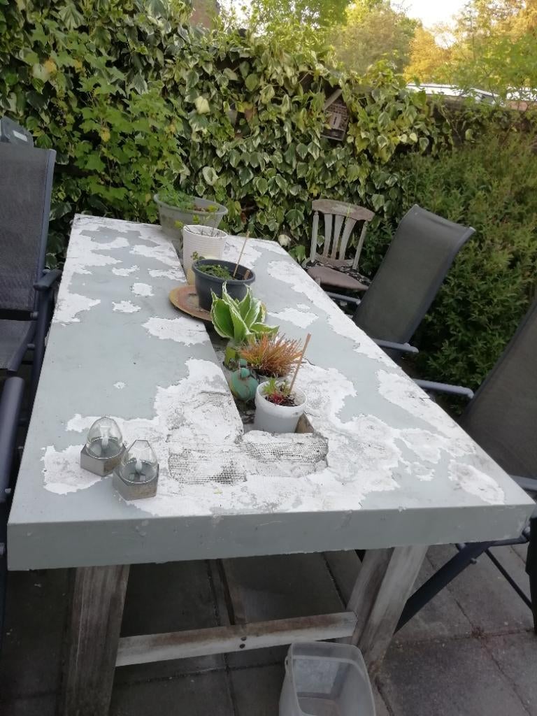 Blad van Polyester - Betonlook, Ophalen, Gebruikt
