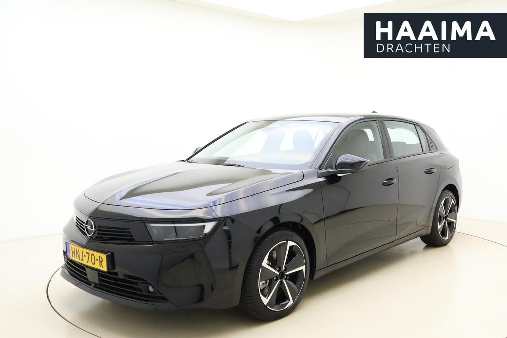 Opel Astra 1.6 Hybrid 180 PK 8-Traps Aut. | Climate control, Stof, 4 cilinders, 181 pk, Zwart