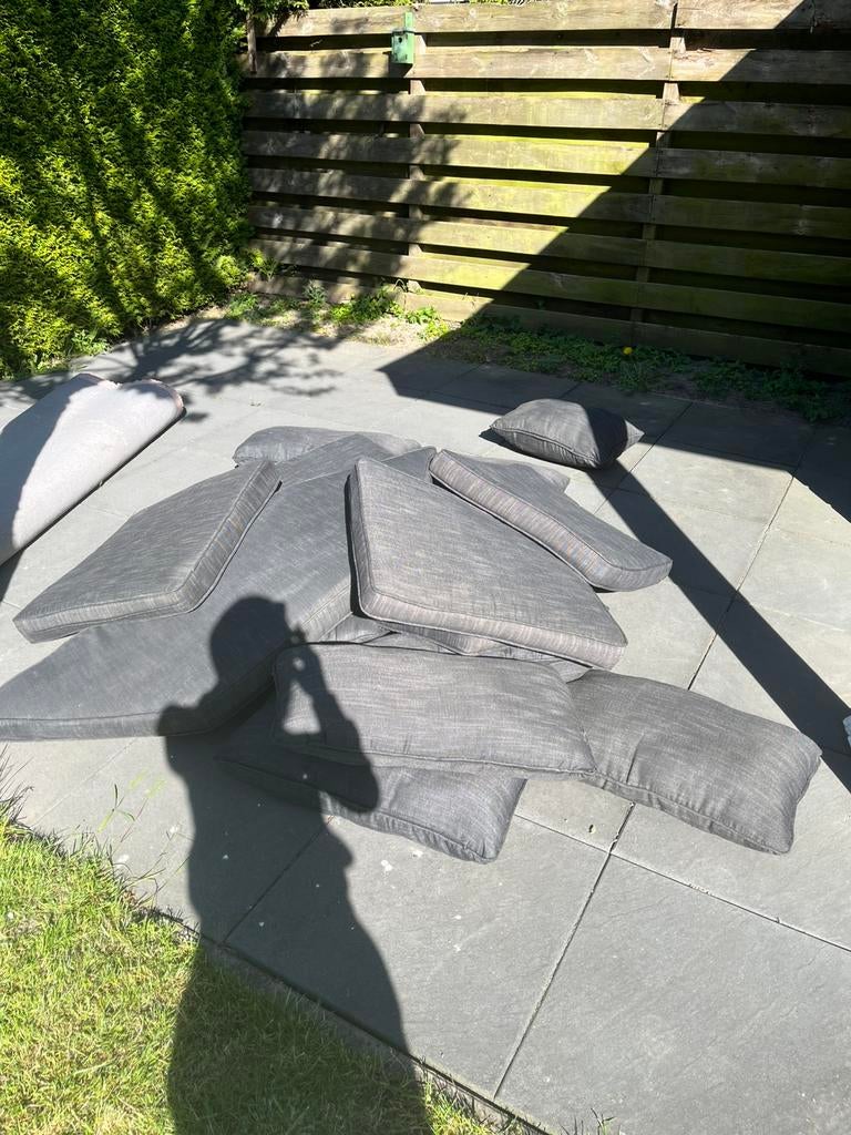 Kussens voor loungeset, Ophalen, Gebruikt, Textileen, Loungeset