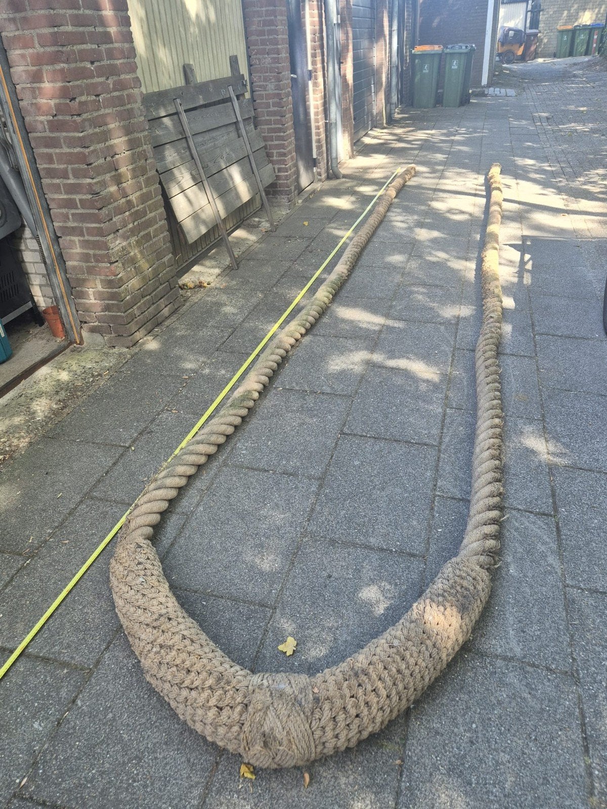 kabelaring met leguaan - ca 14,5 m, Ophalen, Gebruikt, Lijn of Blok