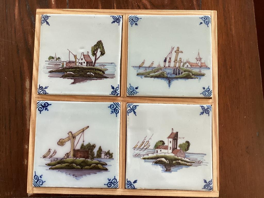 Tichelaar Makkum tegeltjes, Antiek en Kunst, Antiek | Wandborden en Tegels, Ophalen of Verzenden