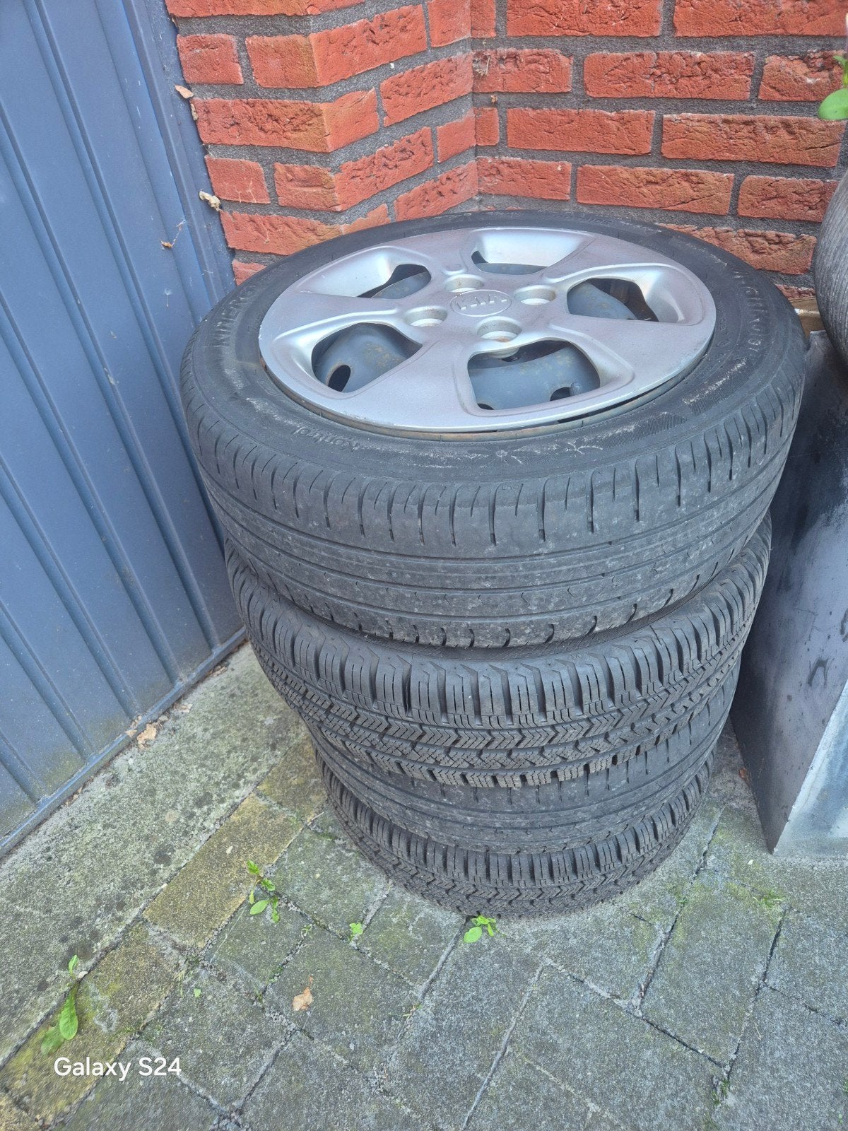 4 banden voor een kia picanto, Ophalen, Gebruikt