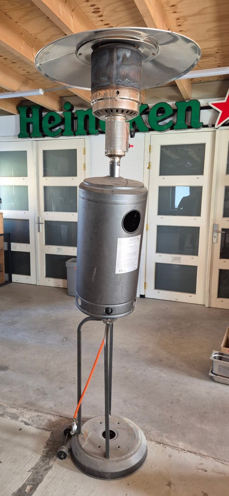 Terras heater, Ophalen, Zo goed als nieuw, Gas, Vloer