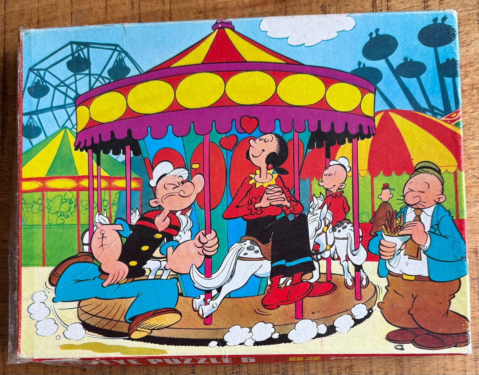 JVH 63 stukjes Popeye nummer 5 Kermis, Ophalen of Verzenden, Minder dan 500 stukjes, Zo goed als nieuw