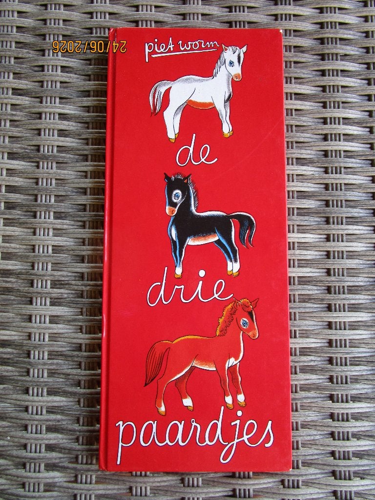 De Drie Paardjes - Piet Worm (Vintage Kinderboek), Gelezen, Piet Worm, Fictie algemeen, Ophalen of Verzenden