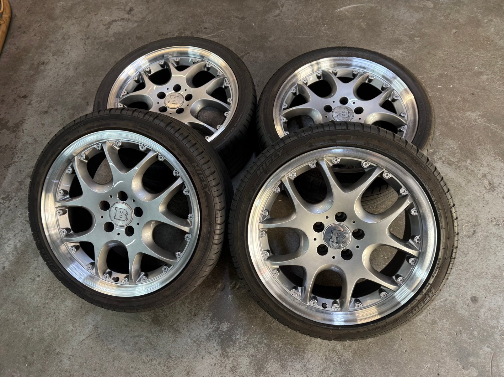 ✅ 18 inch Monoblock Brabus velgen AMG 5x112 W124 W201 W210, 18 inch, Gebruikt, Banden en Velgen, Ophalen of Verzenden