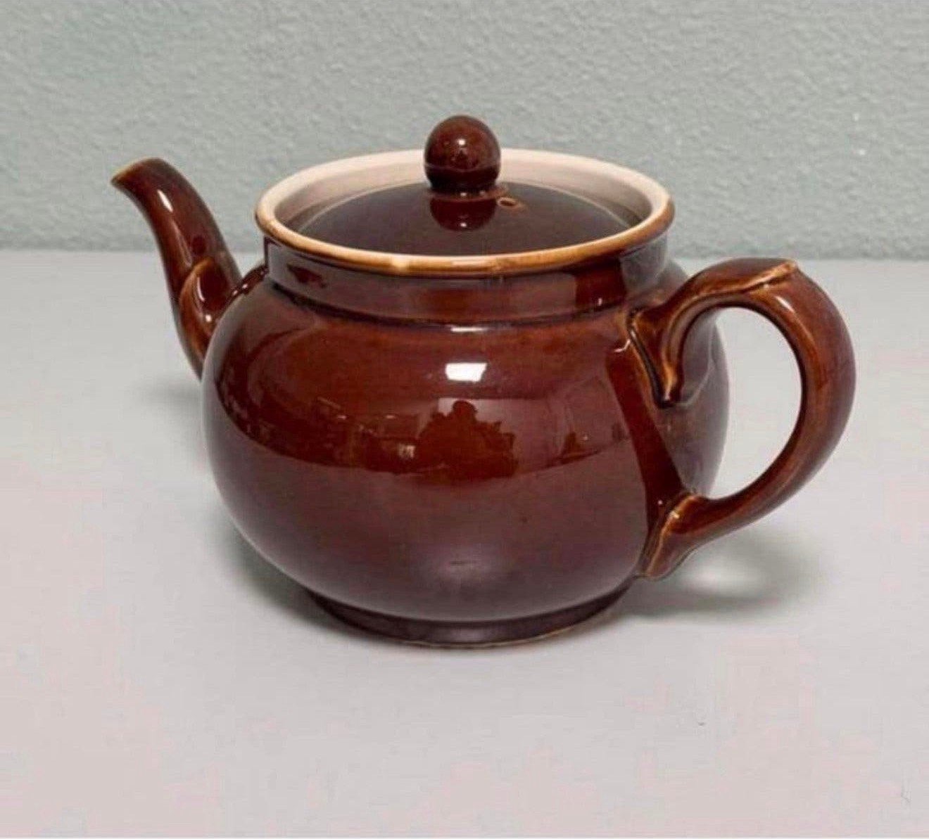 VINTAGE Villeroy & Boch Brown Betty theepot Made Luxembourg, Antiek en Kunst, Ophalen of Verzenden