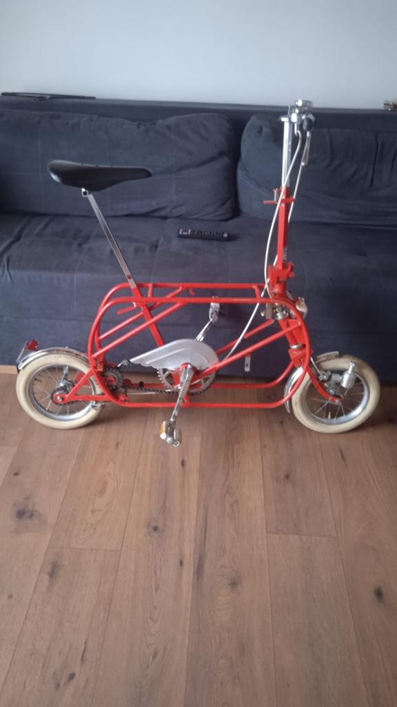 Vintage opvouwbare fiets - Pocket Bicy, Fietsen en Brommers, Gebruikt, 14 tot 16 inch, Totaal opvouwbaar, Ophalen
