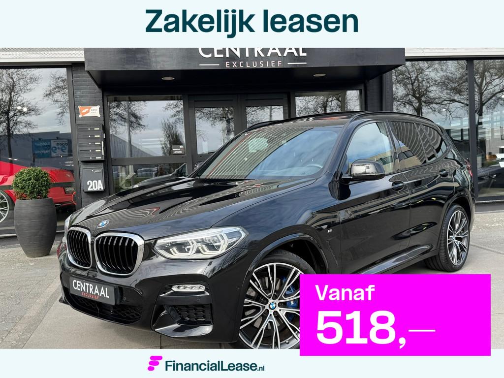 BMW X3 XDrive30i High Exe M-Sport Pano|Camera|HUD|Keyless|AC, Gebruikt, Zwart, 4 cilinders, 252 pk