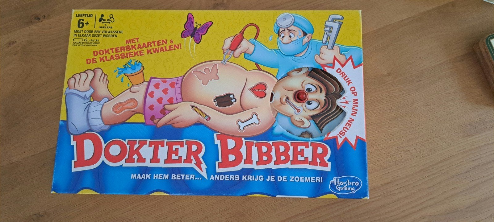 Dokter Bibber spel - Hasbro - Klassiek gezelschapsspel, Hobby en Vrije tijd, Gezelschapsspellen | Bordspellen, Een of twee spelers