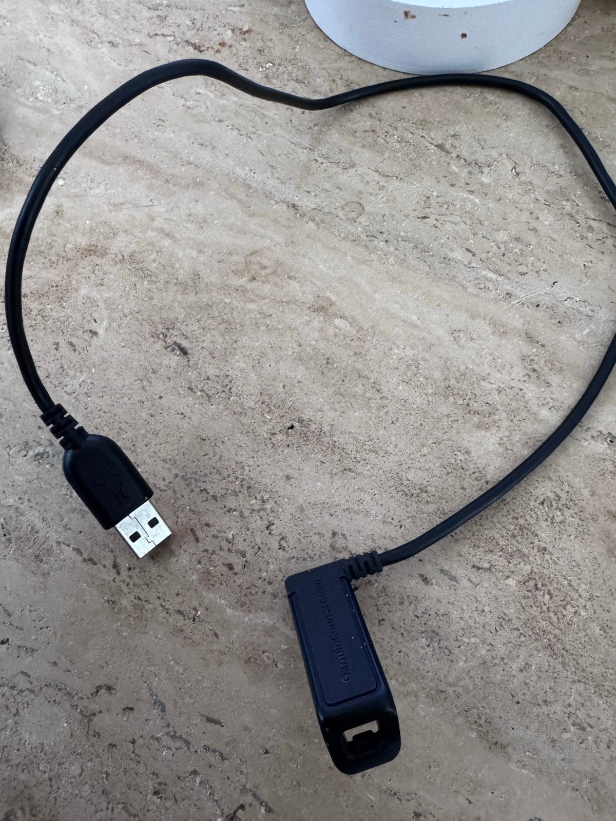 Garmin USB-oplaadkabel voor sporthorloges, Ophalen of Verzenden, Gebruikt, Zwart