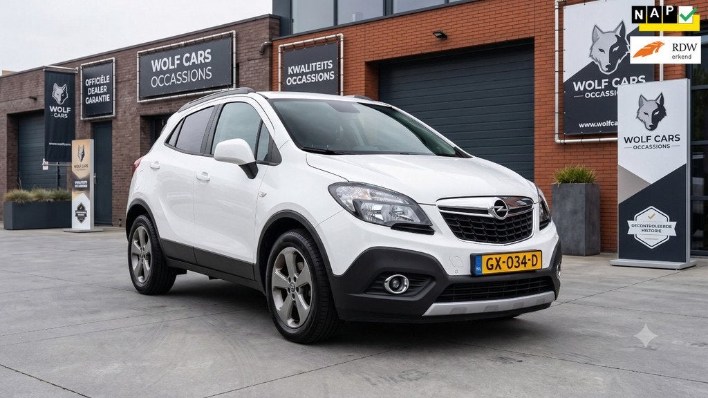 Opel Mokka 1.4 T Edition | NAV. | Trekhaak | Nette Auto, Voorwielaandrijving, Stof, Gebruikt, Euro 6