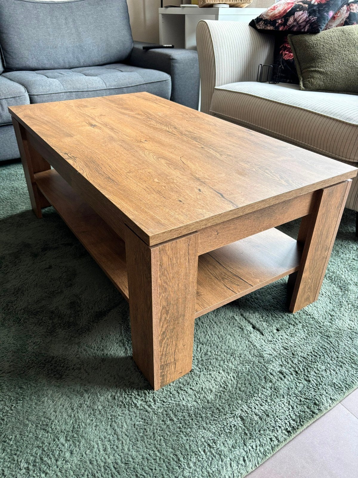 Salontafel, Huis en Inrichting, Tafels | Salontafels, Ophalen, 100 tot 150 cm, 50 tot 100 cm, Zo goed als nieuw