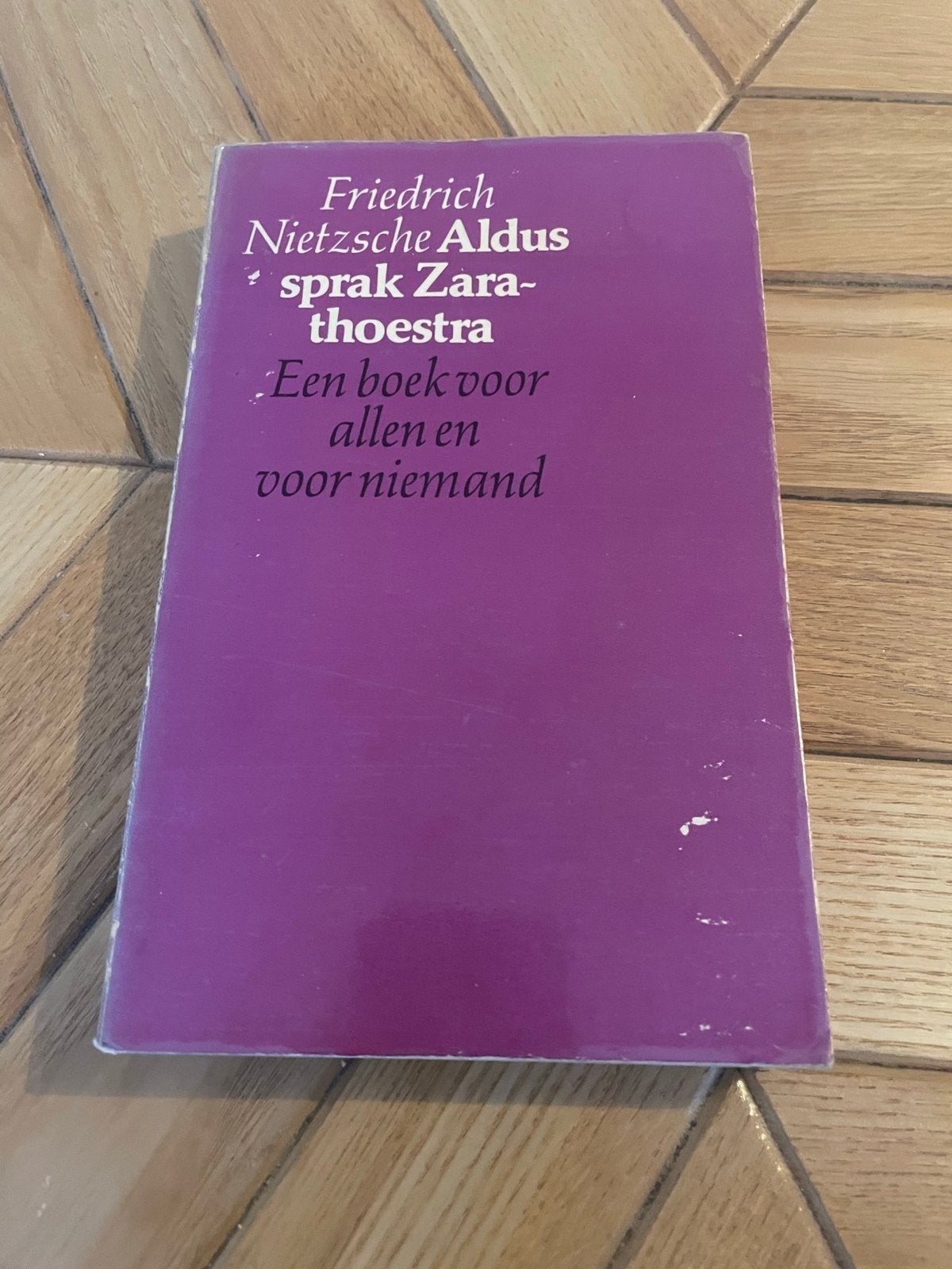 Aldus sprak Zarathoestra - Friedrich Nietzsche, Boeken, Ophalen of Verzenden, Gelezen, Nederland