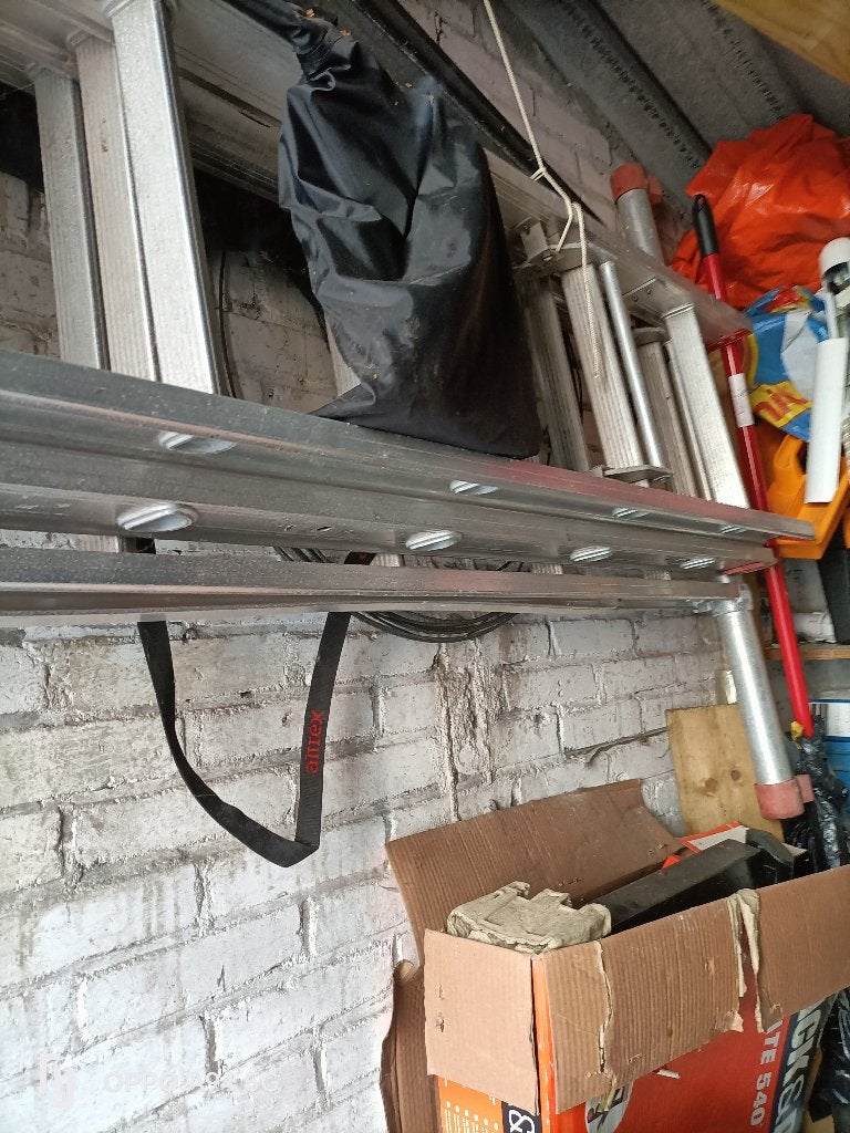 ladder, Ophalen, Zo goed als nieuw, Ladder, Opvouwbaar of Inschuifbaar